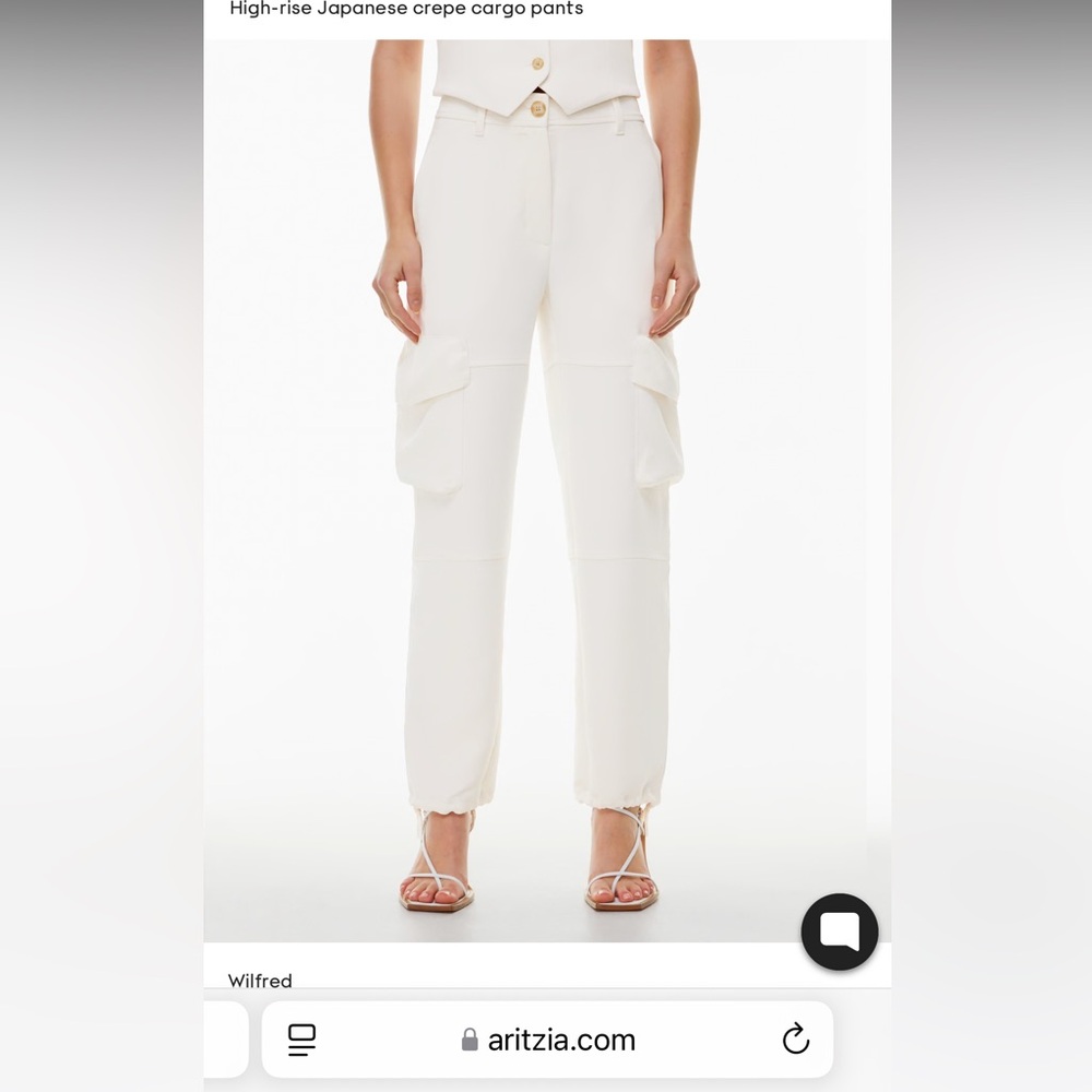 Aritzia project cargo pants. size 6
